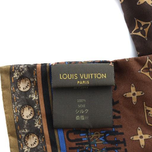 LOUIS VUITTON（ルイ・ヴィトン） スカーフ ストール ロゴ 絹 シルク