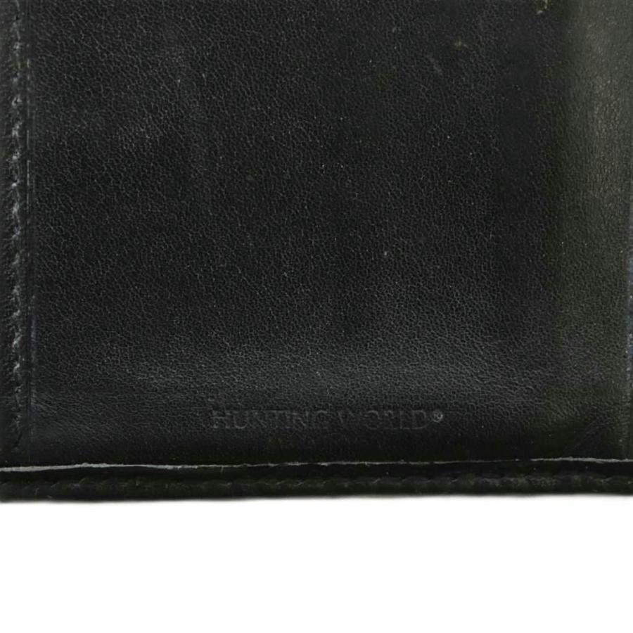 Hunting World（ハンティング・ワールド） 財布 二つ折り レザー ロゴ