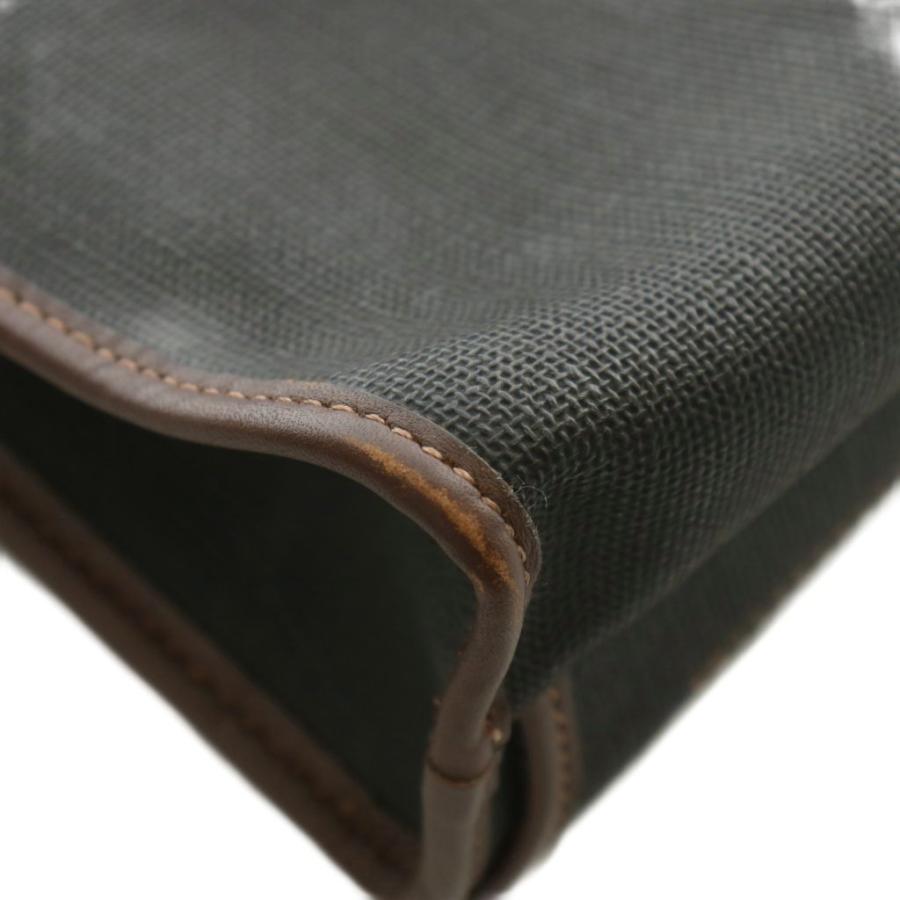【大人な鞄】dunhill セカンドバック　レザー　ゴールド金具　ダイヤル付 dunhill（ダンヒル） セカンドバッグ クラッチバッグ レザー ブラック
