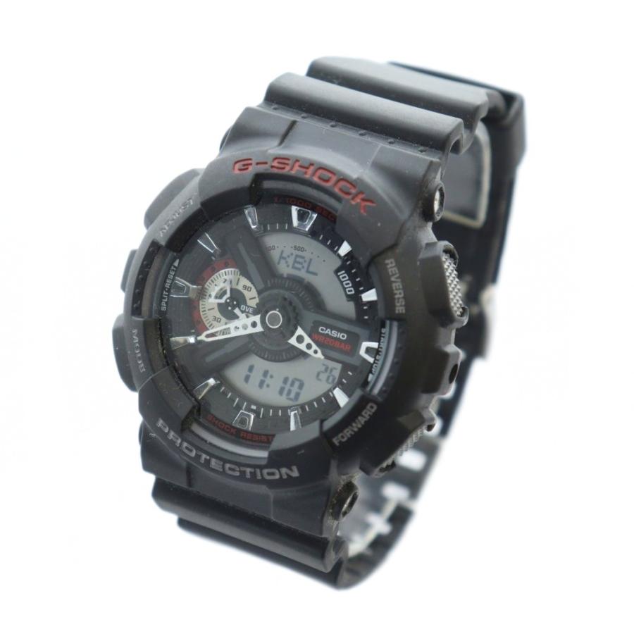 CASIO G-SHOCK GA-110 腕時計 ウォッチ ロゴ クォーツ 黒 G-SHOCK カシオジーショック CASIO GA-110 腕時計 ウォッチ ロゴ