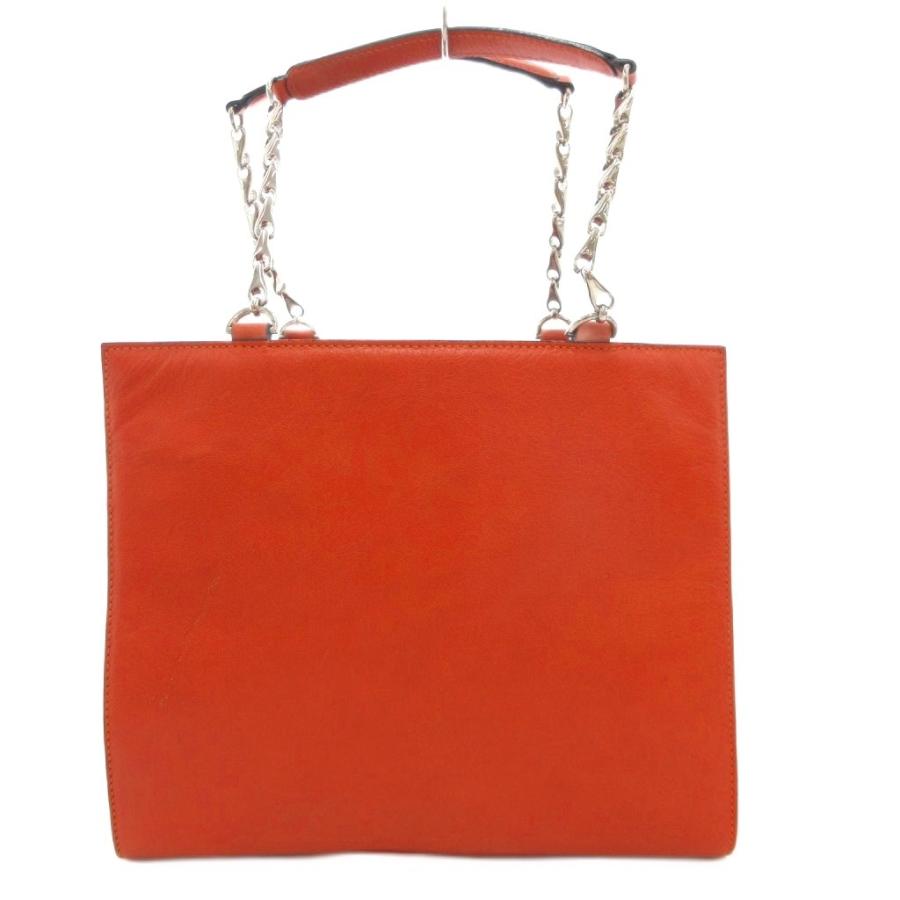 セリーヌ　ハンドバッグ CELINE（セリーヌ） ハンドバッグ チェーンストラップ ロゴ レザー
