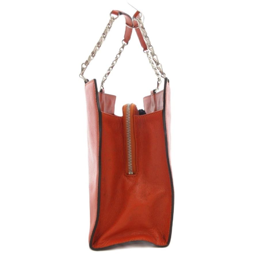 CELINE（セリーヌ） ハンドバッグ チェーンストラップ ロゴ レザー
