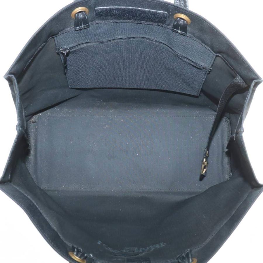 LONGCHAMP（ロンシャン） トートバッグ ハンド キャンバス レザー ロゴ