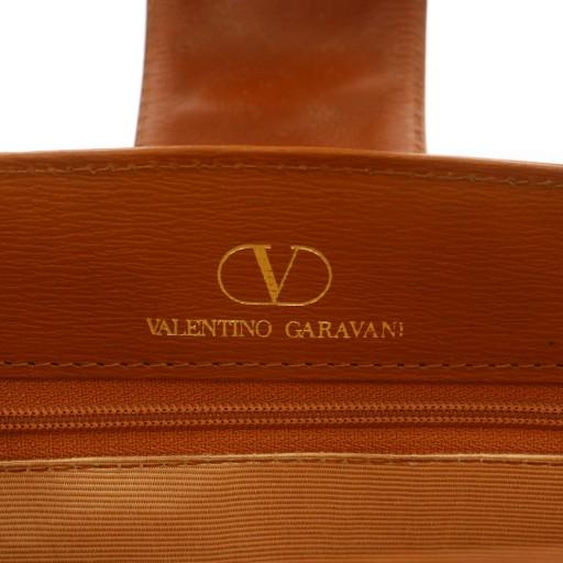 未使用タグ付き ヴァレンティノガラヴァーニ ビジネスバッグ レザー ブラウン Valentino Garavani ヴァレンティノ・ガラヴァーニ ショルダーバッグ