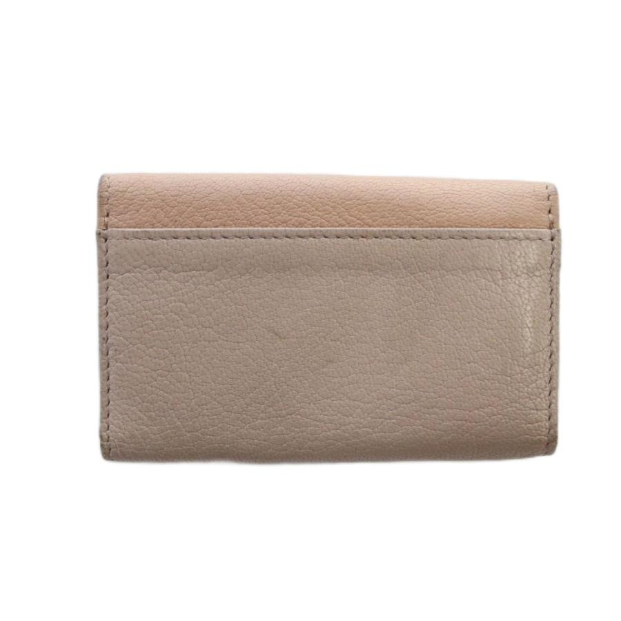 miu miu（ミュウミュウ） キーケース レザー ゴールド金具 ロゴ 6連