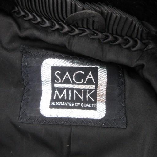 サガミンク SAGA MINK 銀サガ ファーコート 毛皮 ミンクファー ミドル