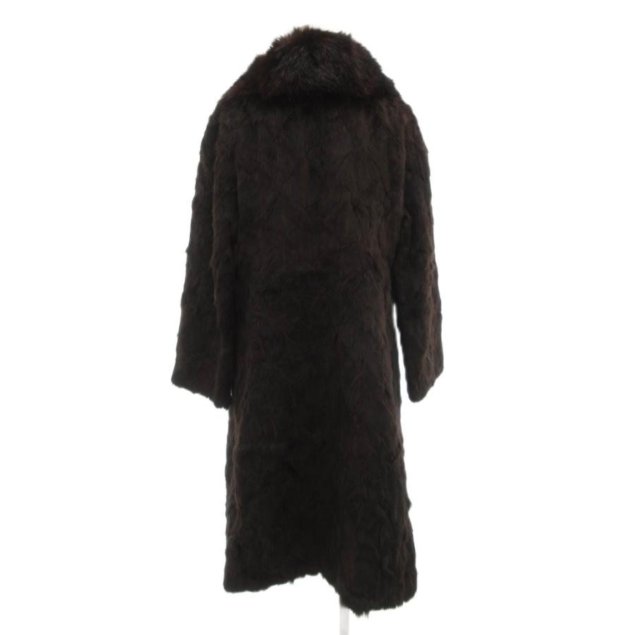 A*e様 【カナダ製】毛皮 ファーコート ブラウン B909 カナダファーストア Canada FUR STORE ファーコート 毛皮 ミンクファー
