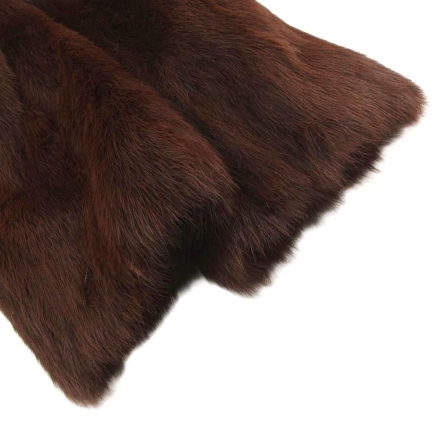 エンバ EMBA ヴィンテージ ファーコート 毛皮 ダークミンク ハーフ丈