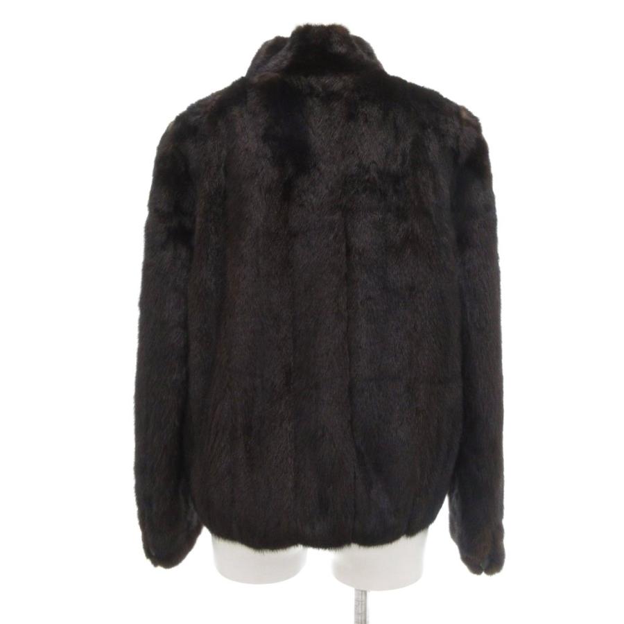 【中古】 MINK New York SEIBU ミンク ファーコート 毛皮 ハーフ丈 茶 ブラウン /UO ■GY18 レディース ROYAL MINK New York SEIBU ミンク ファーコート 毛皮 ハーフ丈 茶