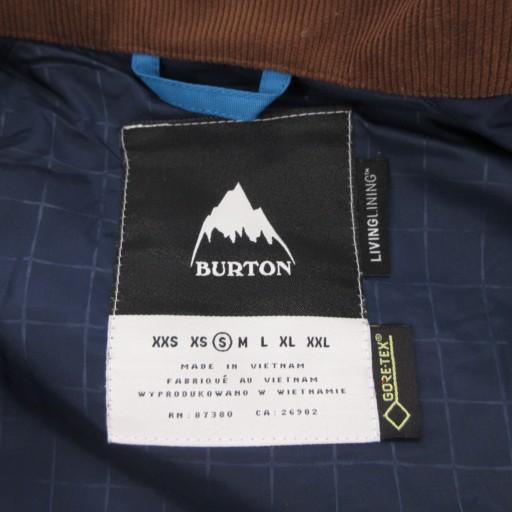 バートン BURTON 美品 スノーボードウェア ジャケット S ゴアテックス