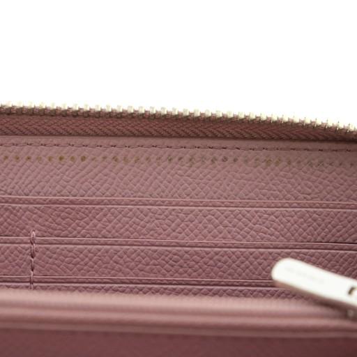 COACH（コーチ） 長財布 レザー ラウンドファスナー ロゴ シルバー金具