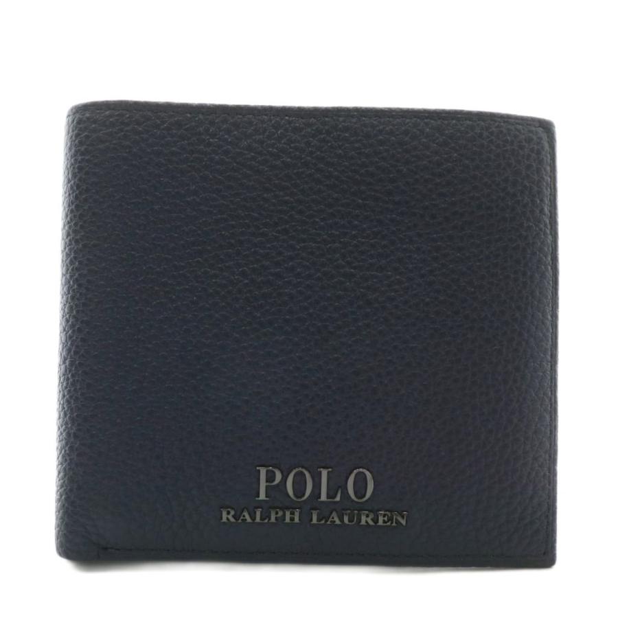ポロ ラルフローレン POLO RALPH LAUREN 財布 二つ折り 牛革