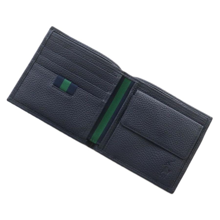 ポロ ラルフローレン POLO RALPH LAUREN 財布 二つ折り 牛革