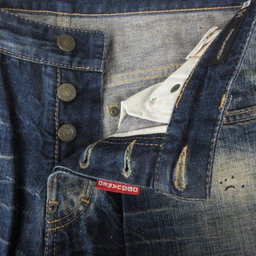 DSQUARED2（ディースクエアード） ダメージ加工ワッペンデニム パンツ