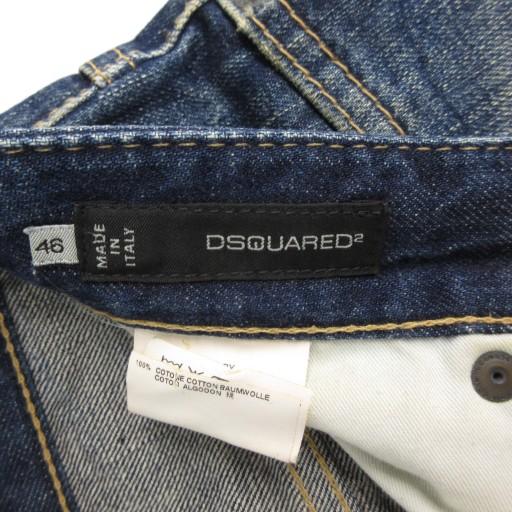 DSQUARED2（ディースクエアード） ダメージ加工ワッペンデニム パンツ