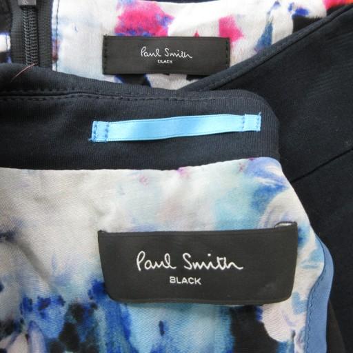 【中古】ポールスミス ブラック Paul Smith BLACK セットアップ フォーマル ジャケット 40 スカート 38 背抜き Paul Smith BLACK（ポールスミス ブラック） ポールスミス ブラック