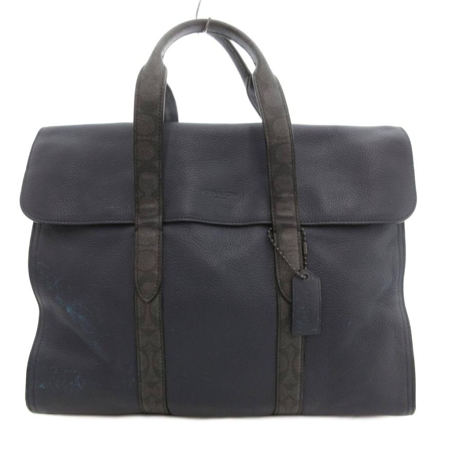 COACH メトロポリタン ビジネスバッグ ブリーフケース 2way レザー 紺 COACH（コーチ） COACH METOROPOLITAN PORTFOLIO メトロポリタン