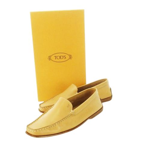 トッズ TOD'S ドライビングシューズ スリッポン モカシン レザー