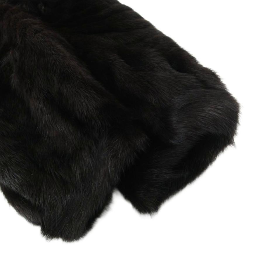 サガミンク SAGA MINK 銀サガ ダークミンク ファー コート 毛皮 ロング