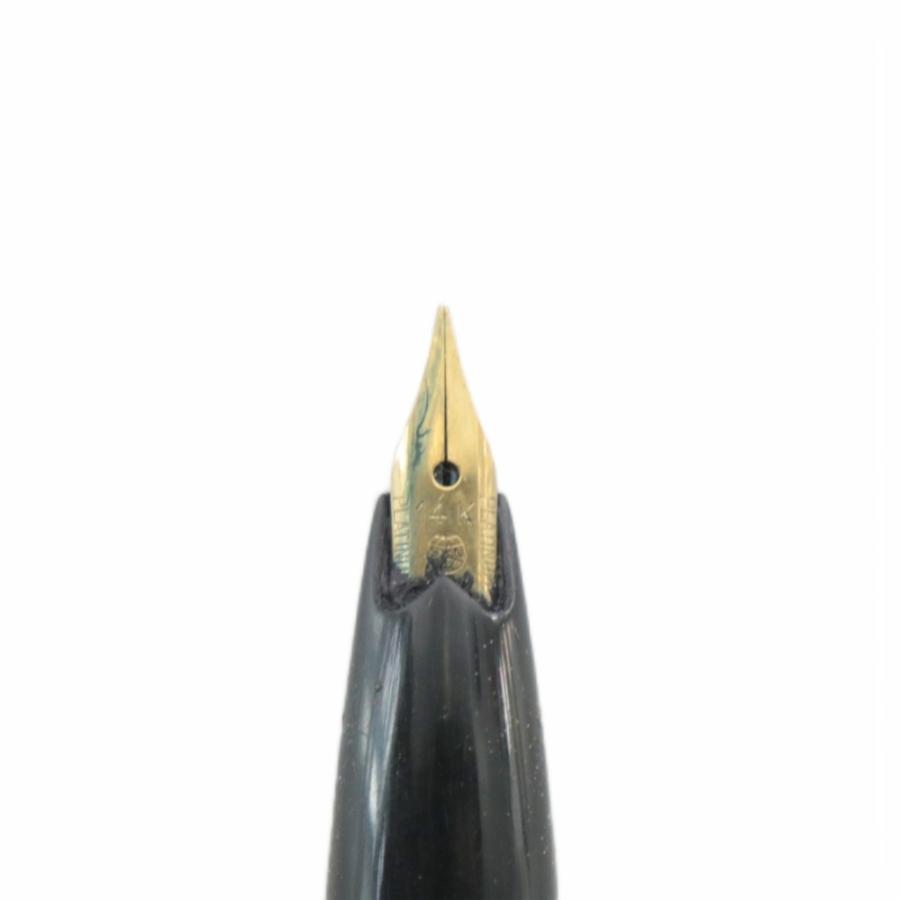 プラチナ PLATINUM 万年筆 文房具 筆記用具 ペン先14K シルバー色 黒