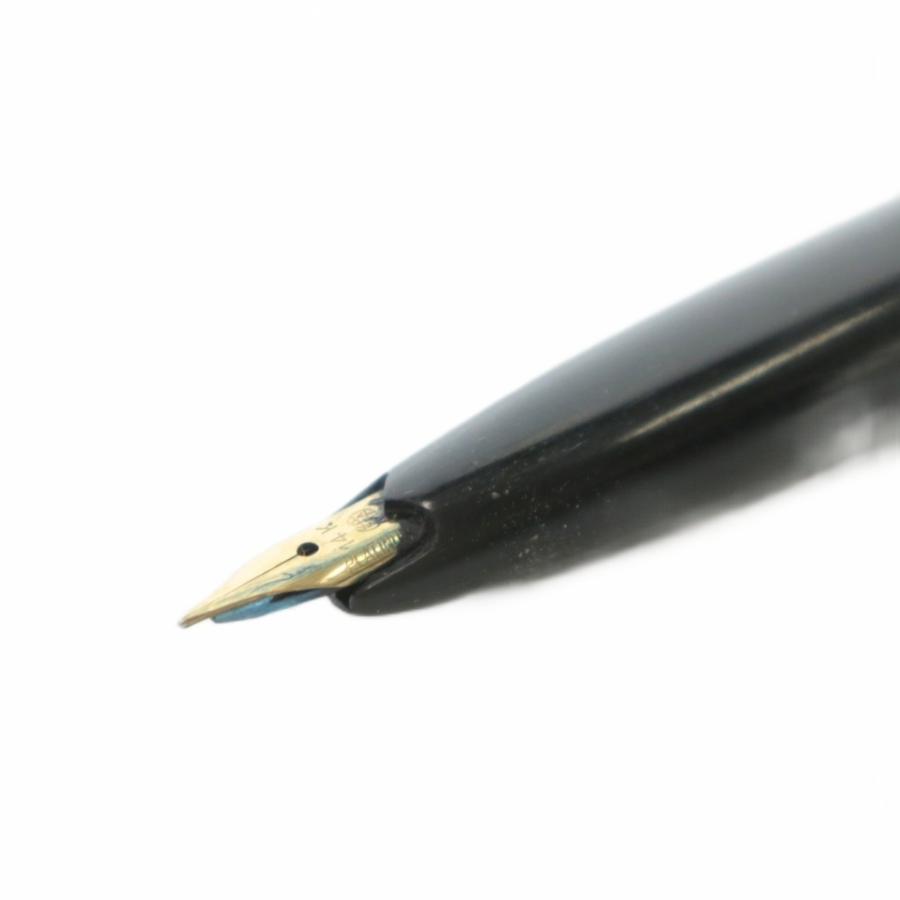 PLATINUM 万年筆 黒 プラチナ万年筆 14k プラチナ PLATINUM 万年筆 文房具 筆記用具 ペン先14K シルバー色 黒
