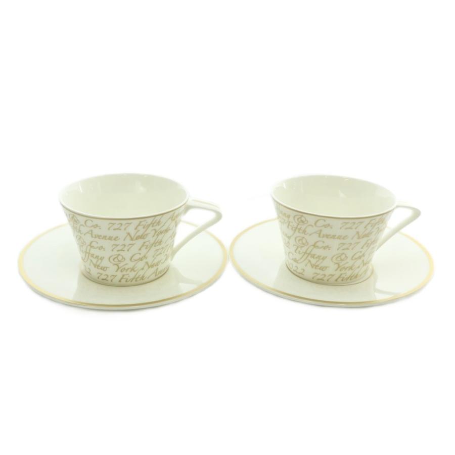 未使用品 ティファニー TIFFANY & CO. ノーツ コーヒーカップ ソーサー