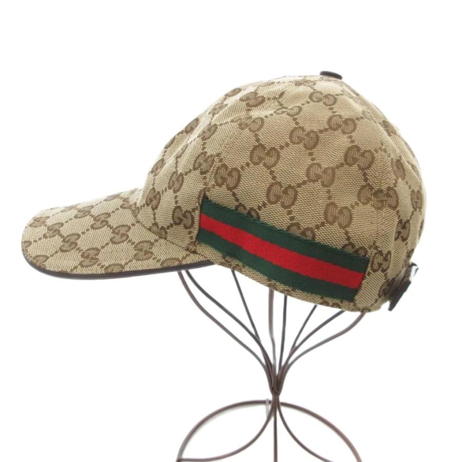 GUCCI（グッチ） ベースボールキャップ 帽子 GGキャンバス シェリー