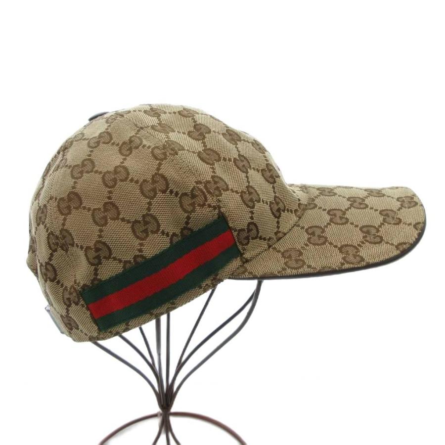 GUCCI（グッチ） ベースボールキャップ 帽子 GGキャンバス シェリー
