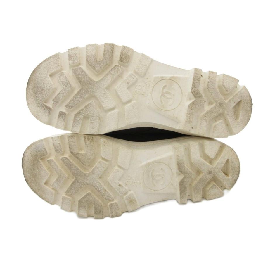 【中古】シャネル CHANEL スニーカー シューズ ココマーク キャンバス ロゴ刺繍 36 チャコールグレー /JS ■GY18 シャネル CHANEL スニーカー シューズ ココマーク キャンバス ロゴ刺繍