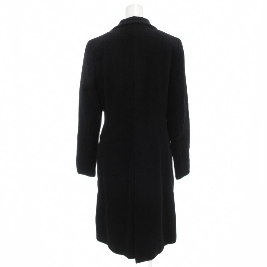 ANAYI アンゴラ ショールカラー ロングコート 黒 アナイ ANAYI ロングコート アンゴラ 36 黒 ブラック /UO □GY18