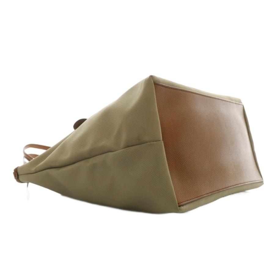 COACH カーキ レザートートバッグ COACH コーチ トートバッグ ハンド キャンバス レザー ロゴ ゴールド