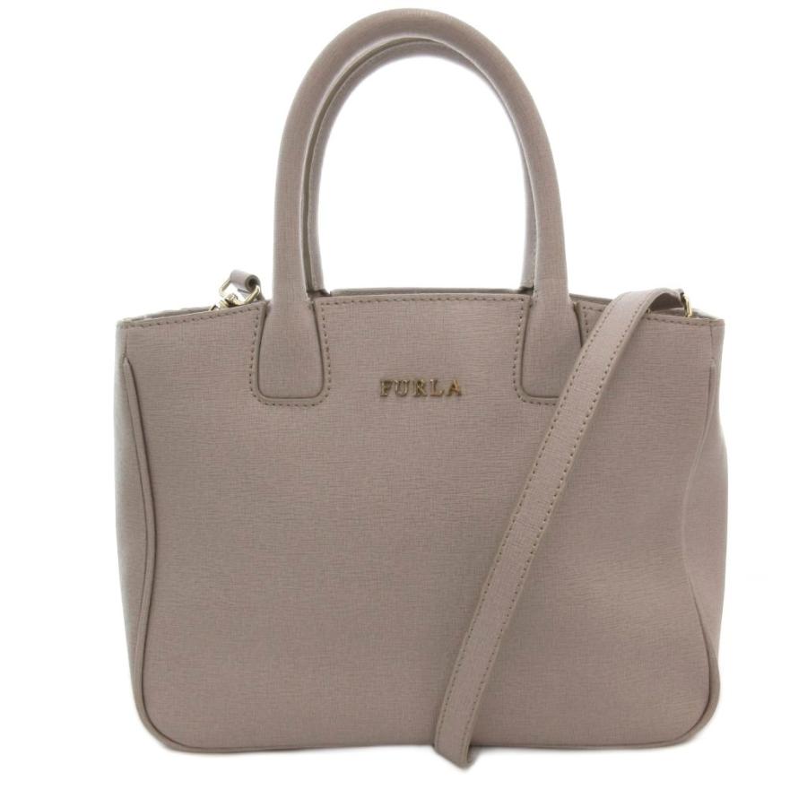 FURLA（フルラ） 美品 ハンドバッグ ショルダー 2way レザー 革 ロゴ