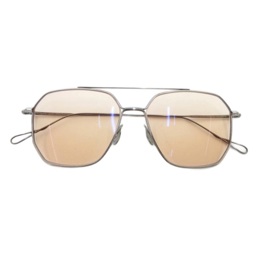 【中古】ユウイチトヤマ YUICHI TOYAMA. U-169 Kepes サングラス ダブルブリッジ メタルフレーム 度入り 54口15 145 ユウイチトヤマ YUICHI TOYAMA. U-169 Kepes サングラス ダブル