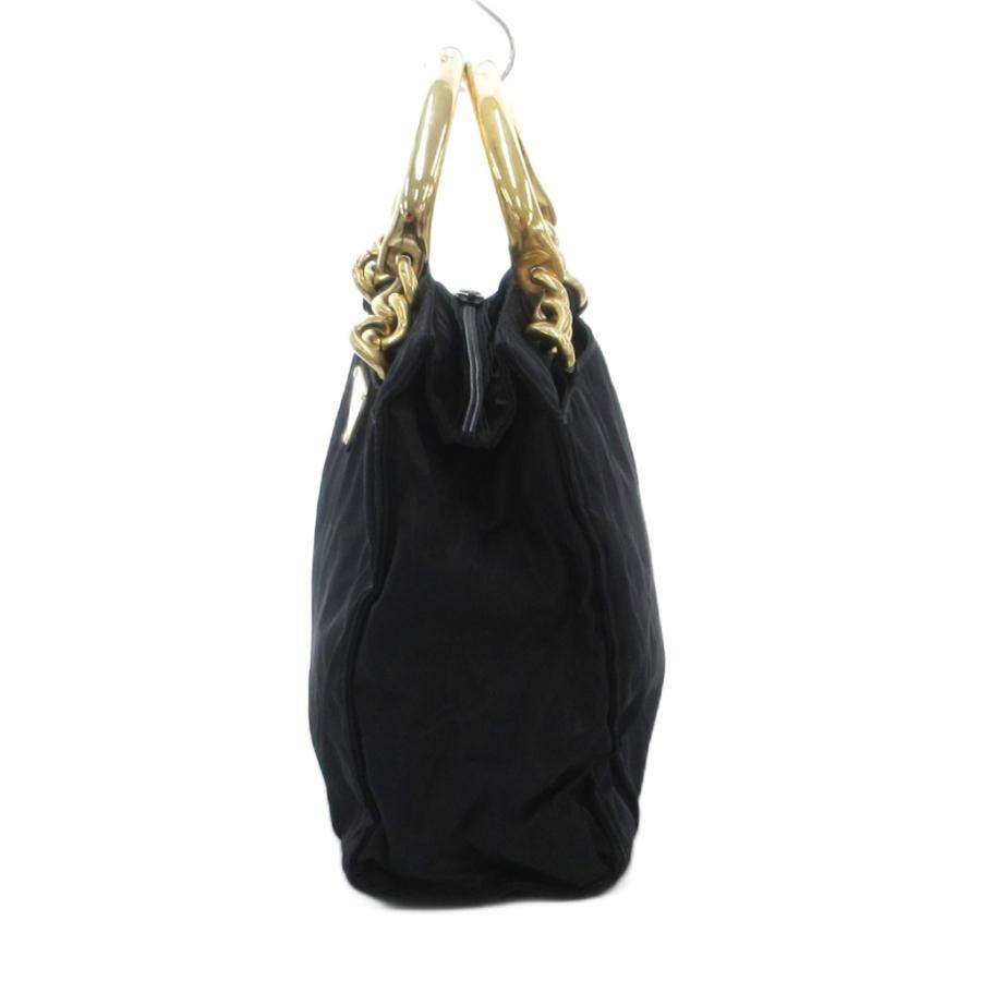 PRADA（プラダ） ハンドバッグ ロゴ 三角プレート メタルハンドル