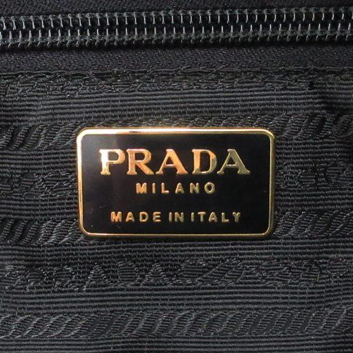 PRADA（プラダ） ハンドバッグ ロゴ 三角プレート メタルハンドル