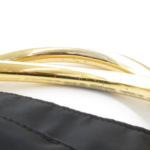 PRADA（プラダ） ハンドバッグ ロゴ 三角プレート メタルハンドル