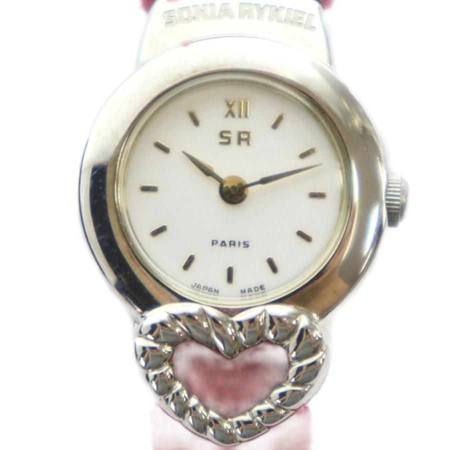 ソニアリキエル SONIA RYKIEL ジャンク品 腕時計 ウォッチ クォーツ ラウンド 白文字盤 シルバー色 GY18 MQ レディース ブランド古着販売のベクトル - 通販 - Yahoo ショッピング