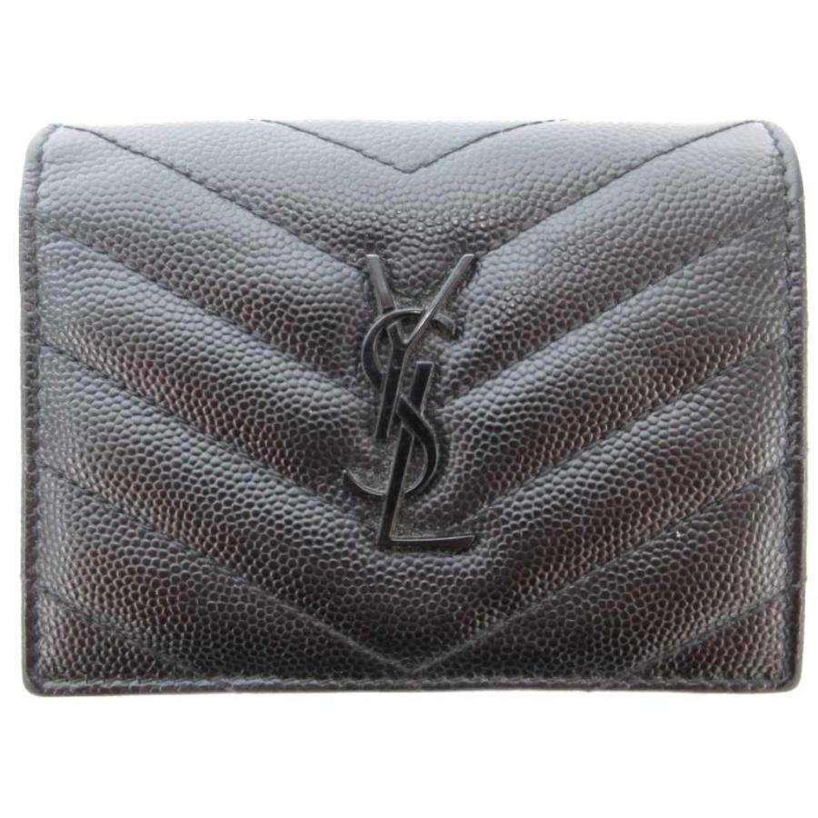 Yves Saint Laurent（イヴ・サンローラン） カサンドラ 二つ折り財布 