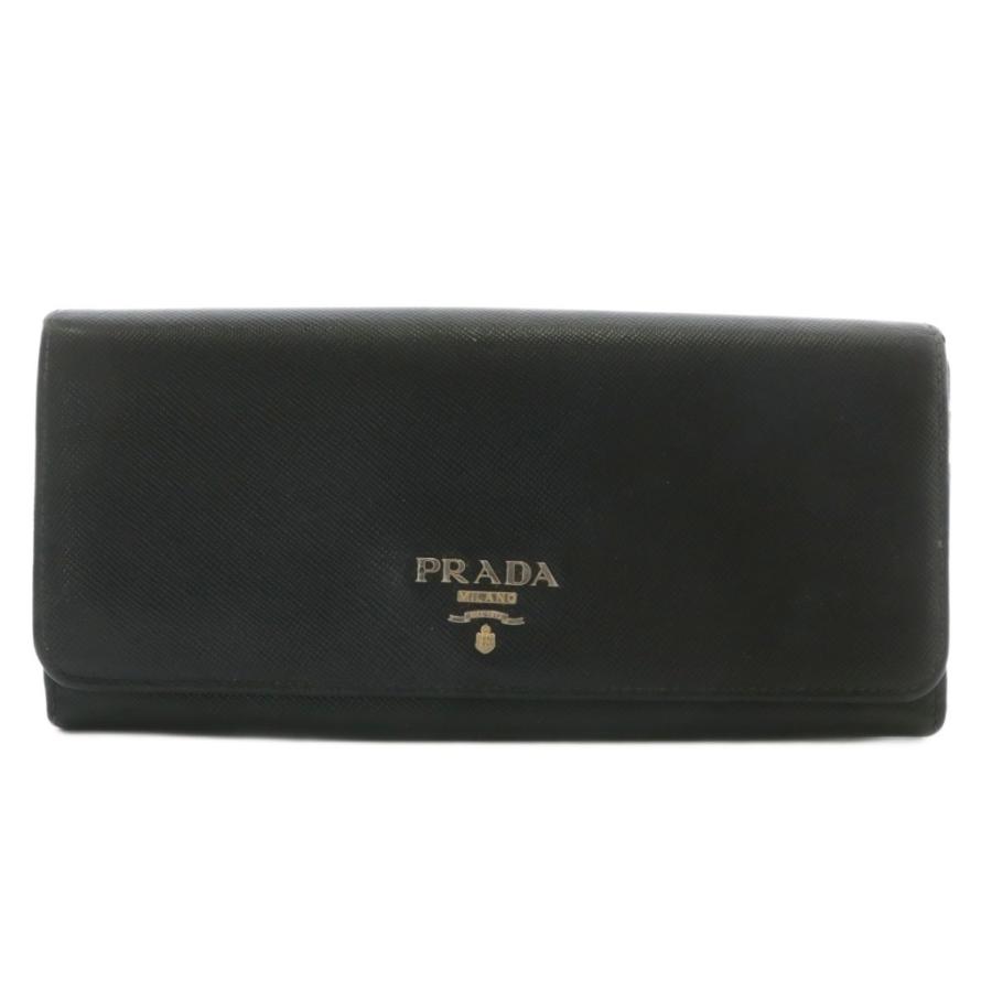 PRADA（プラダ） サフィアーノ 長財布 二つ折り レザー ゴールド金具