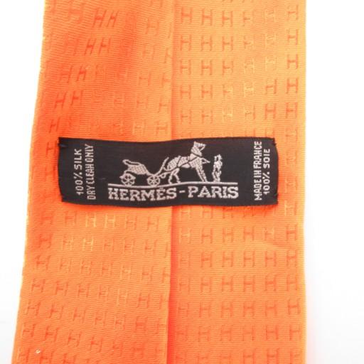 HERMES（エルメス） 美品 ネクタイ レギュラータイ H柄 Hモチーフ