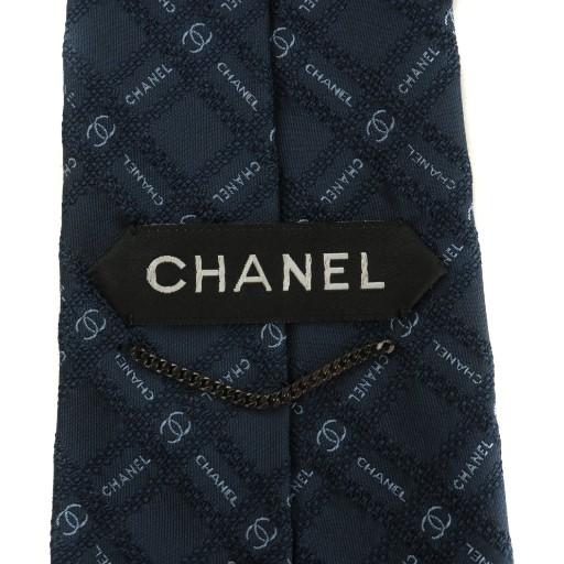 CHANEL シャネル ネクタイ 絹 シルク レギュラータイ ココマーク ロゴ