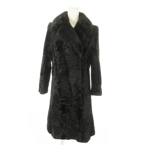 スワカラ swakaraファーコート ロング丈 テーラーカラー ファーカラー