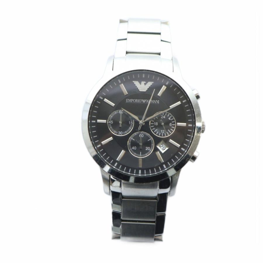 稼働 アルマーニ 腕時計 クオーツ QZ メンズ AR-2434 クロノグラフ EMPORIO ARMANI エンポリオアルマーニ AR-2434 腕時計 ウォッチ