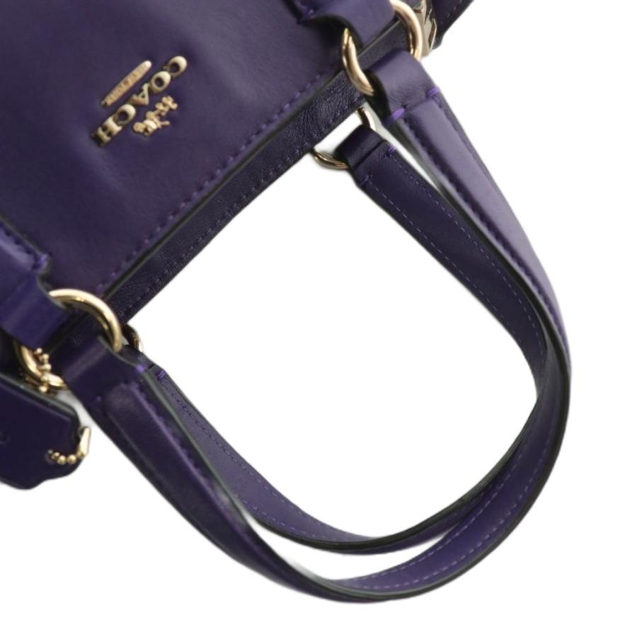 COACH（コーチ） ミニ クロスビー キャリーオール ハンドバッグ レザー
