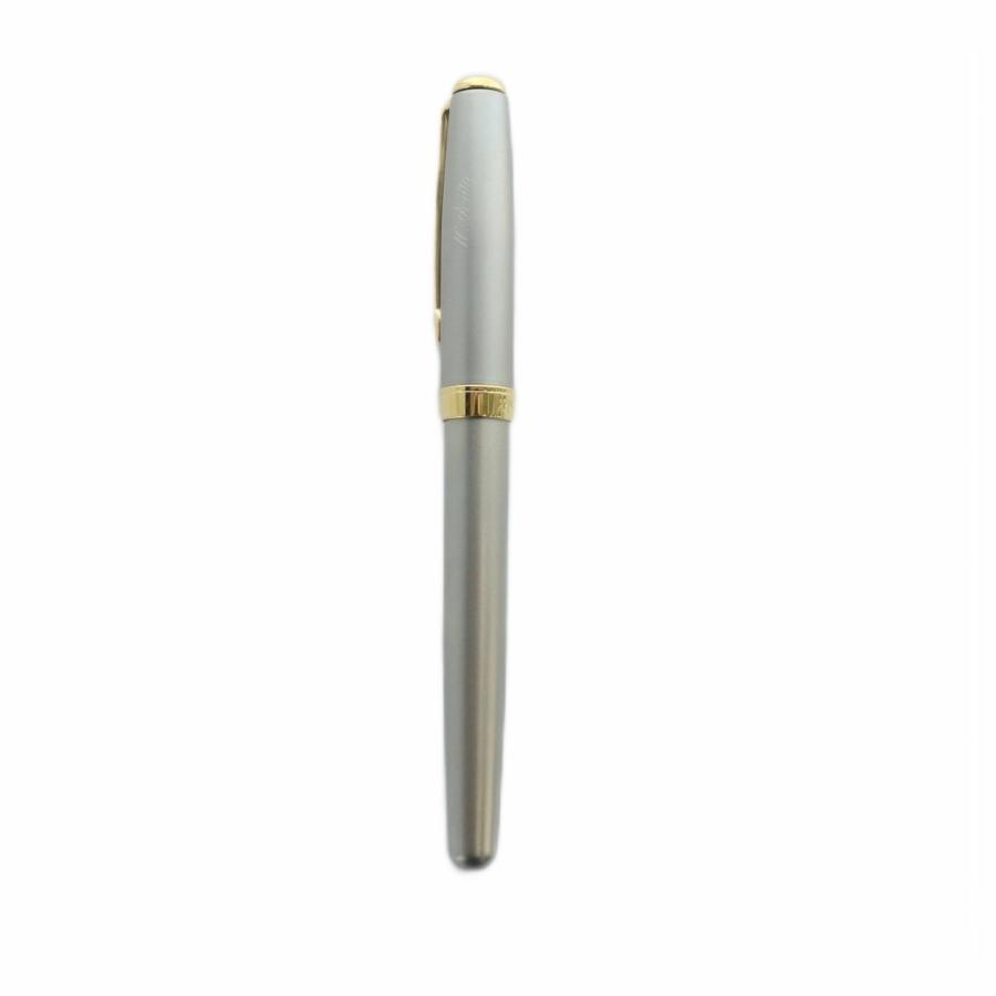 パーカー parker 万年筆 筆記用具 文房具 ロゴ シルバー色 筆記未確認