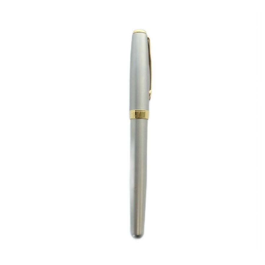 パーカー parker 万年筆 筆記用具 文房具 ロゴ シルバー色 筆記未確認