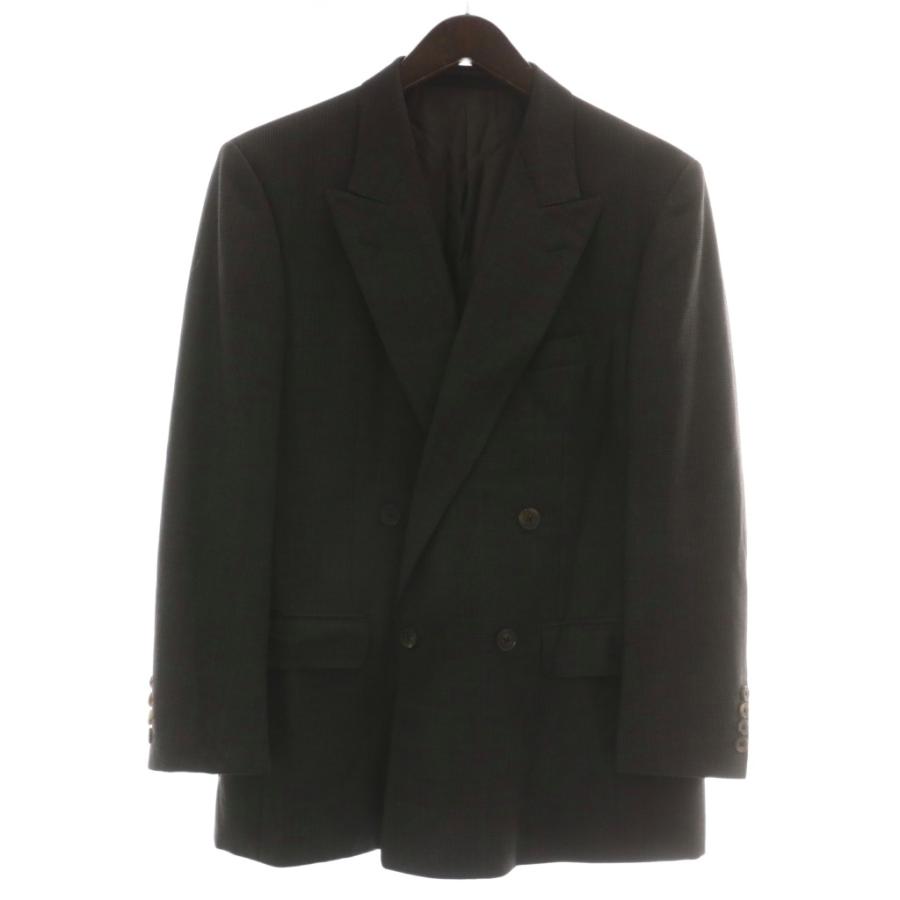 AQUASCUTUM テーラードジャケット ブレザー ウール ダブル 総裏地 肩 
