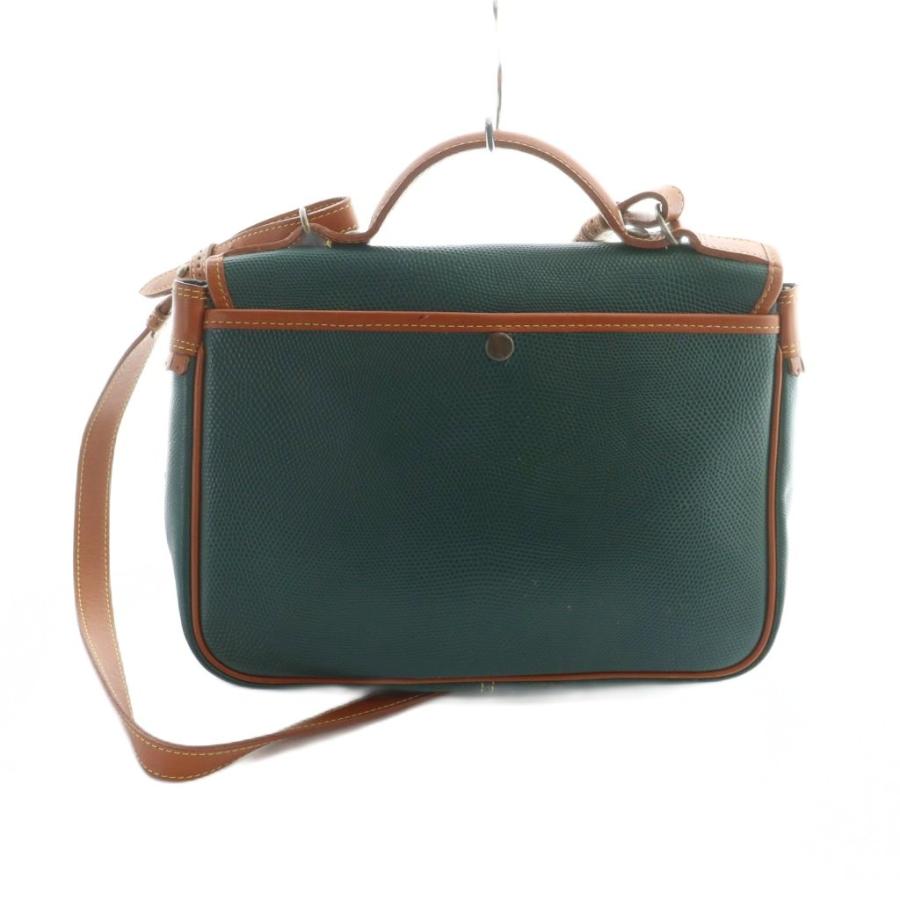 ケンゾー KENZO ショルダーバッグ ハンド 2WAY ロゴ PVC 緑 グリーン