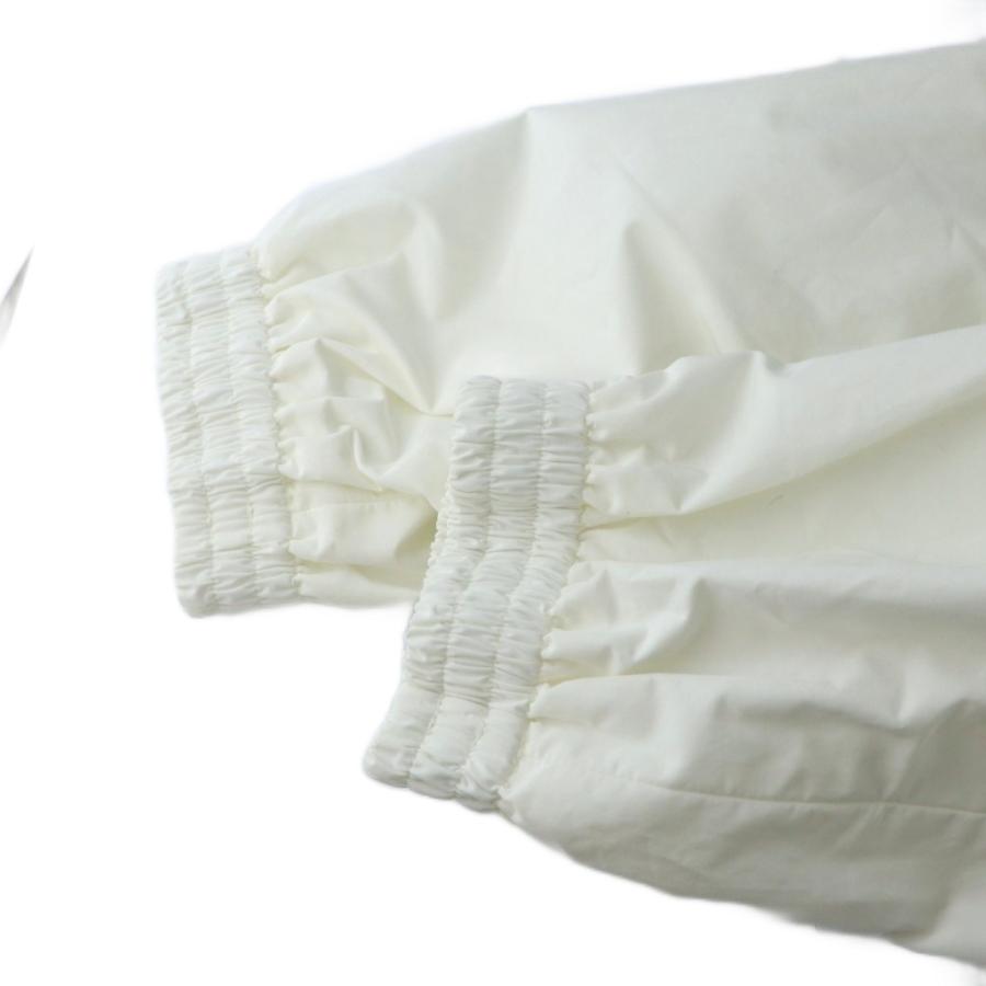 【中古】バレンシアガ BALENCIAGA テープバックロゴジップアップブルゾン ジャンパー 長袖 ロゴ S 白 794468 TPQ38 BALENCIAGA（バレンシアガ） テープバックロゴジップアップブルゾン