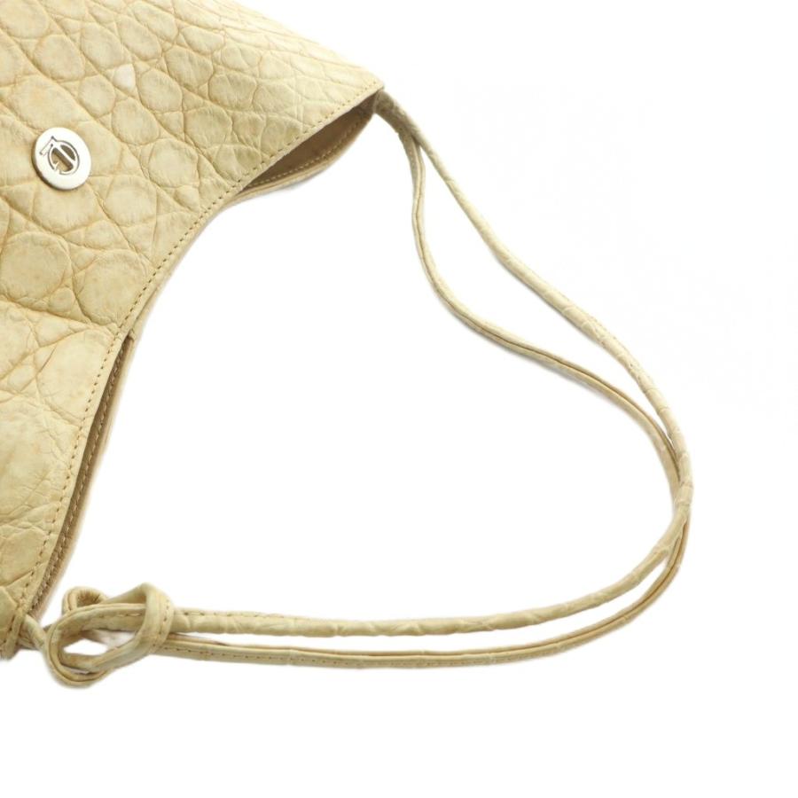 ギラロッシュ Guy Laroche ハンドバッグ トート クロコレザー ワニ革  